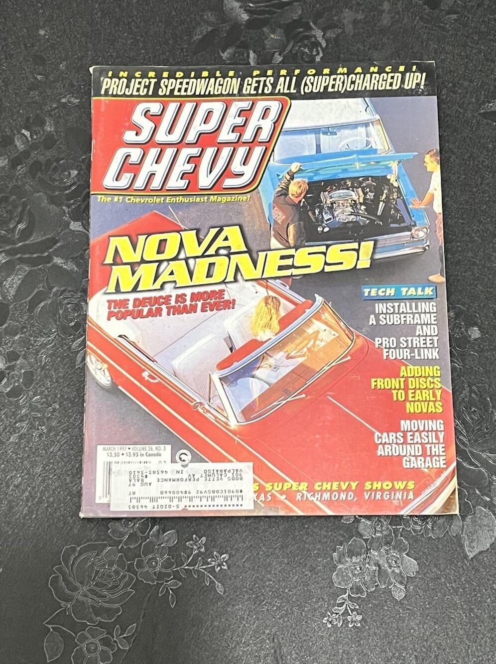 Super Chevy Magazine Mar 1997 Vol 26 # 3 Nova